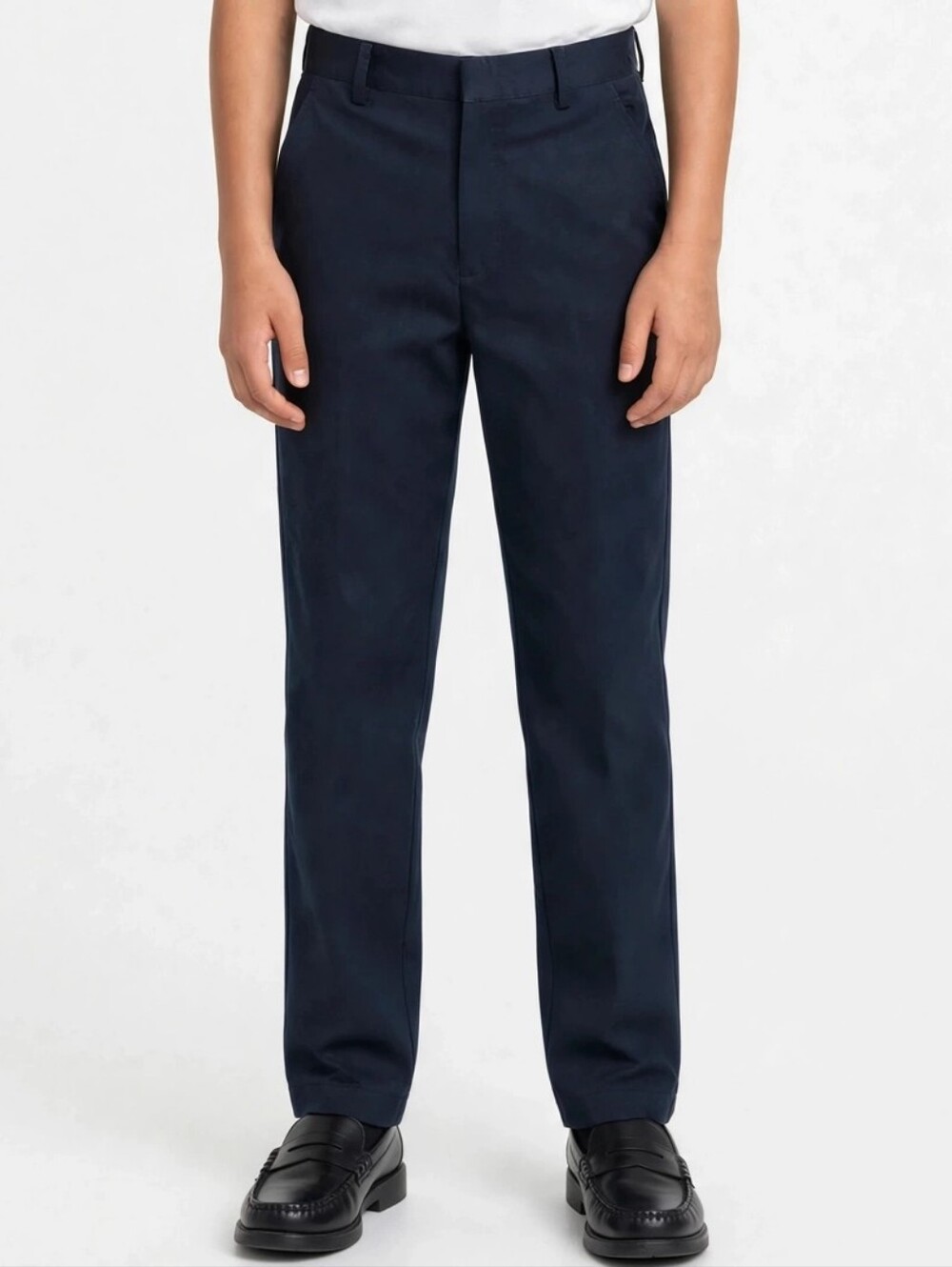 Unik School Uniform Pants Boys Size 18 Navy Blue Adjustable Waist NWT New